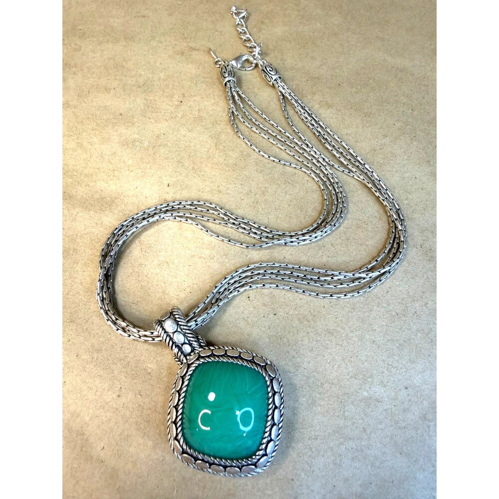 PREMIER DESIGNS Vintage Multi Strand Collar Necklace w/ Pendant